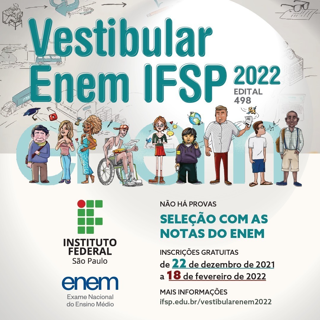 Vestibular Enem IFSP: em Cubatão são oferecidas 240 vagas para cursos superiores