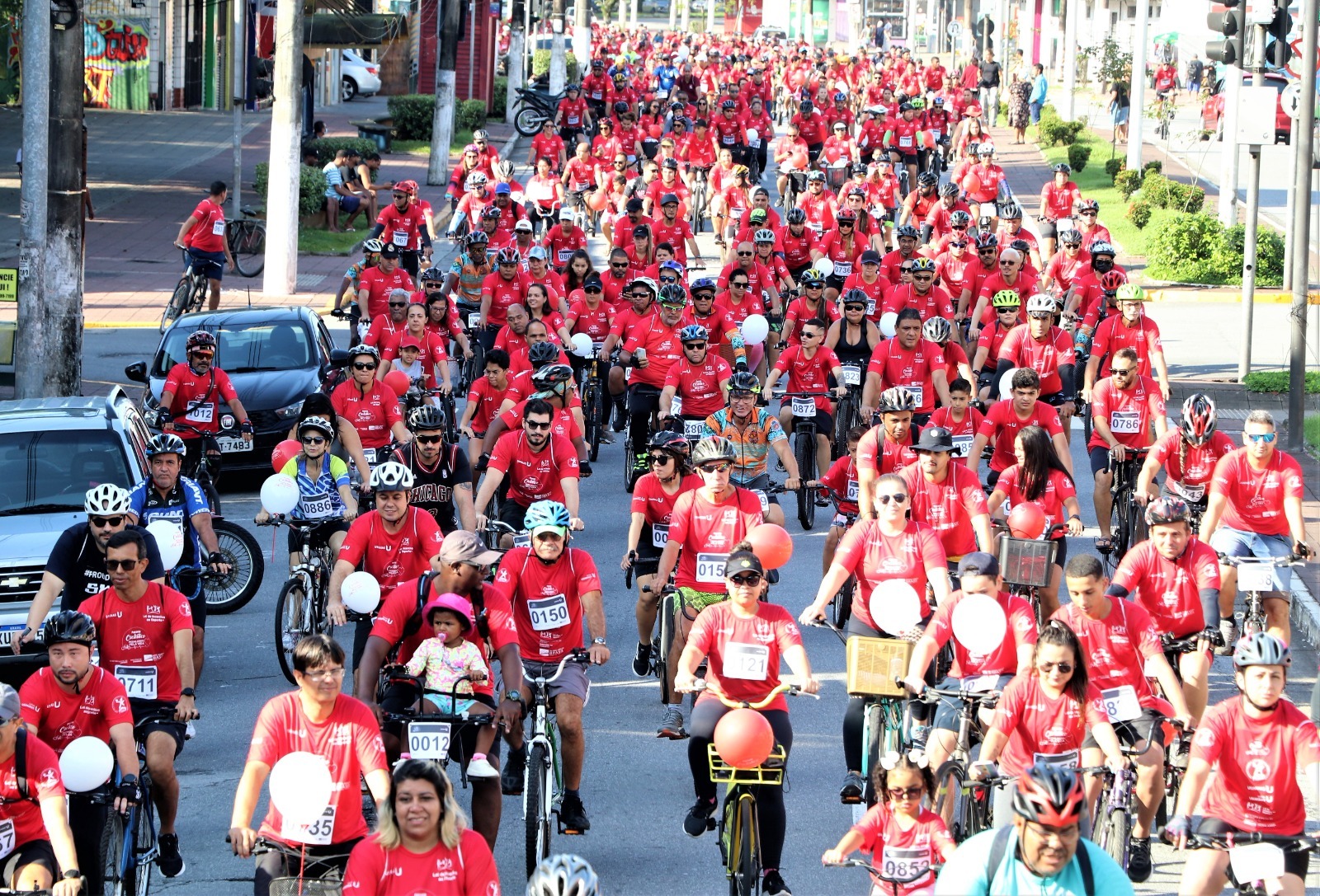 Companhia é uma das patrocinadoras dos passeios ciclísticos organizados pela Associação Nacional de Desenvolvimento Esportes e Educação (ANDEE) na Baixada Santista.