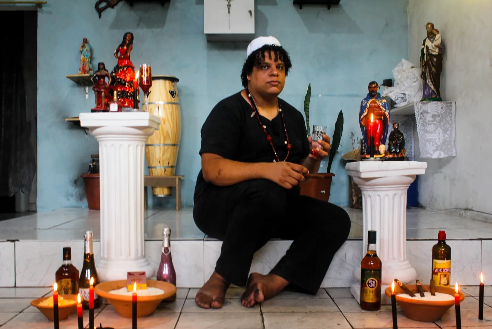 Pai de Santo de Cubatão é  hostilizado nas redes sociais após  ritual.