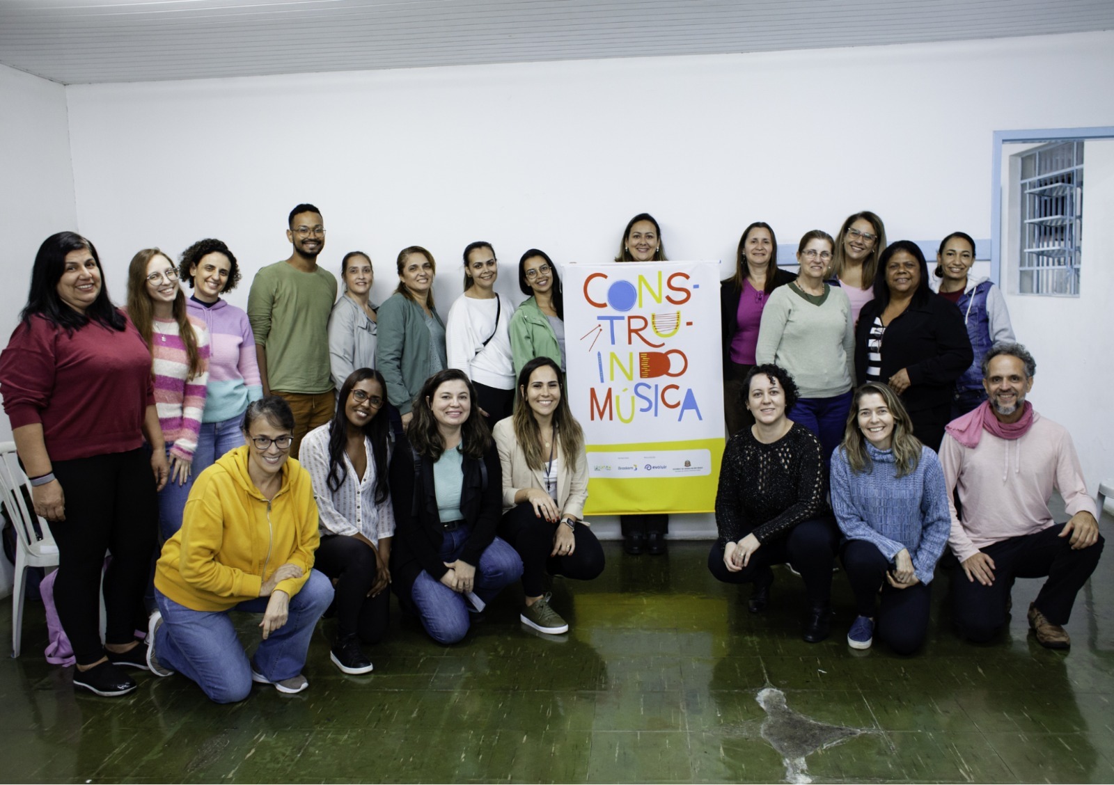 Braskem e Evoluir concluem formação de educadores e realizam evento de encerramento do projeto Construindo Música em Cubatão