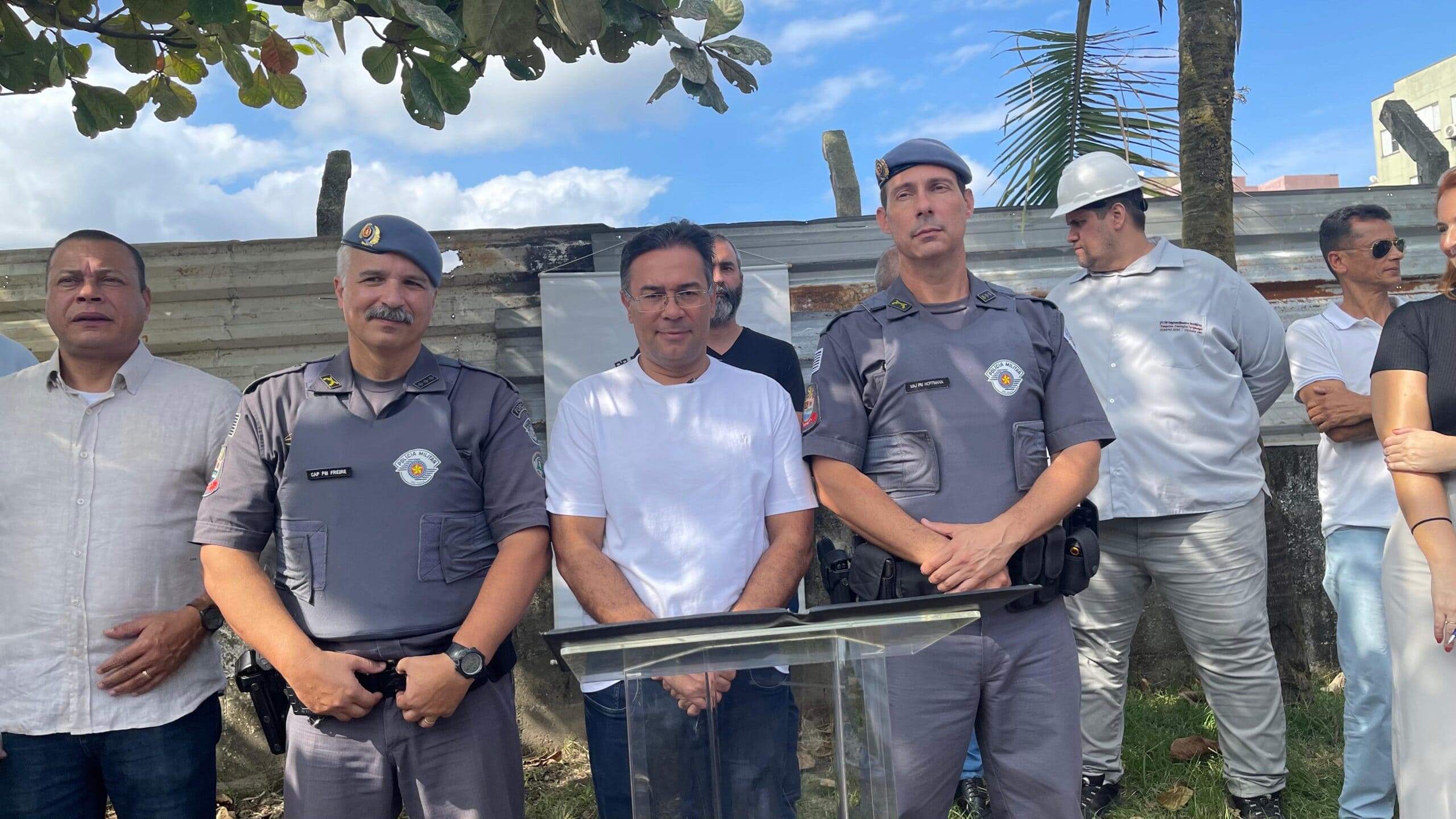 Prefeitura de Cubatão vai construir nova sede do Batalhão da Polícia Militar, no Parque São Luiz.
