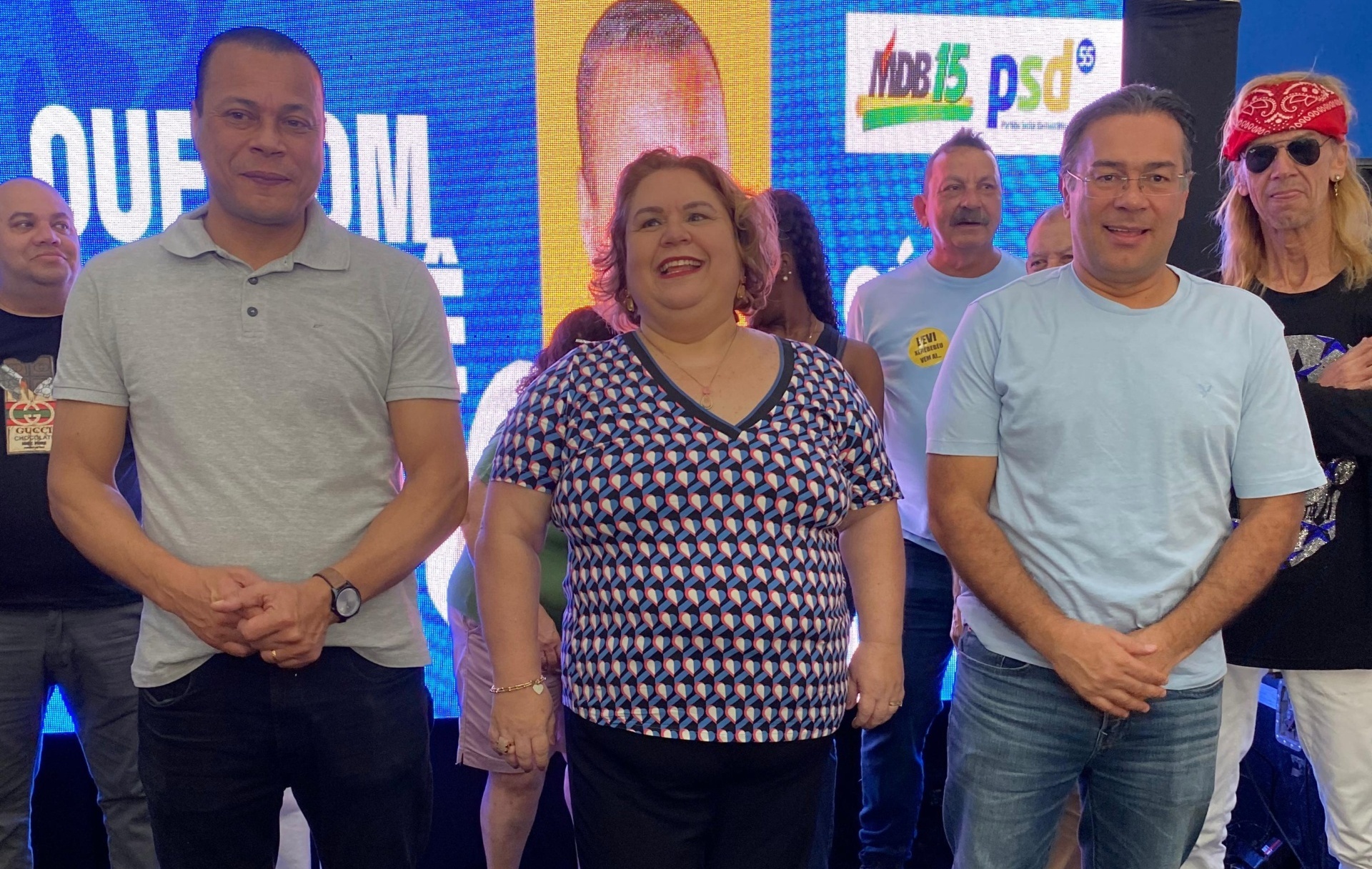 Dra. Andrea Castro é oficializada como vice de César Nascimento.