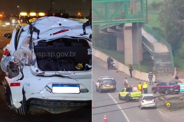 Segurança morre após ser atropelado e arremessado 20 metros em rodovia de Cubatão.