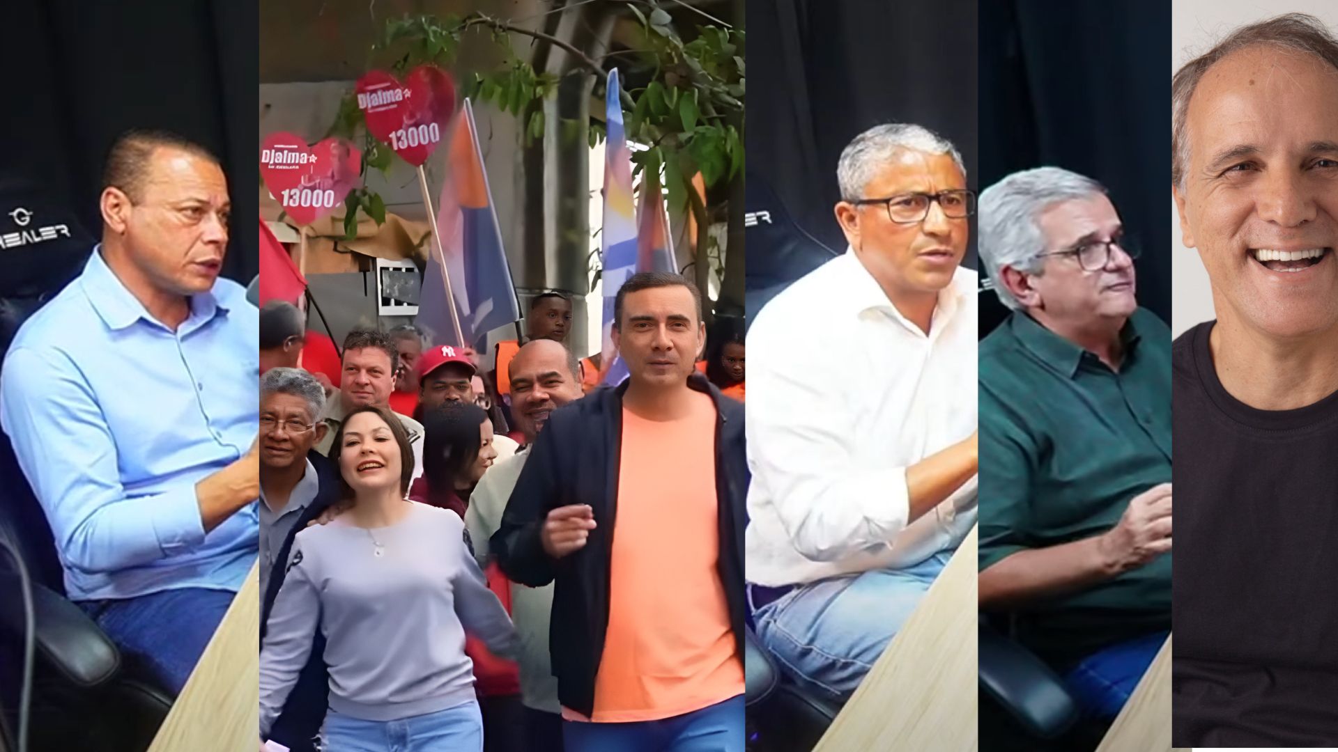 Pesquisa: César Nascimento dispara na liderança, Rodrigo Alemão fica para trás, mesmo com apoio do PT e Toninho cresce.