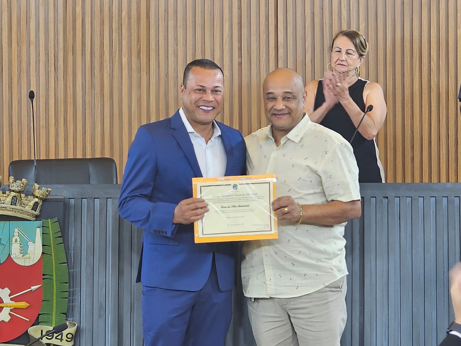 Prefeito diplomado de Cubatão, César Nascimento