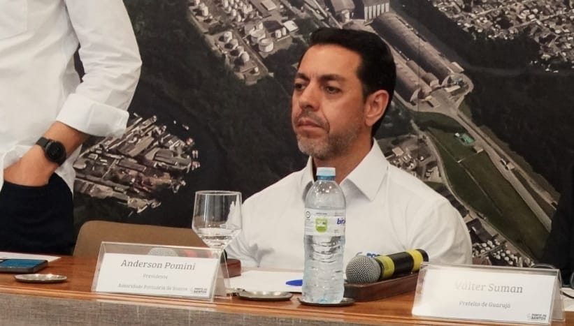 Anderson Pomini presidente da Autoridade Portuária de Santos - Foto: Assessoria de Imprensa APS
